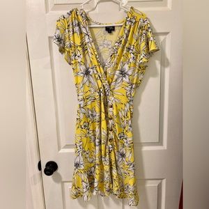 Yellow Floral Dress